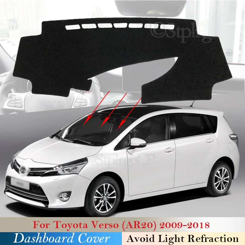 

Dashboard Cover Protective Pad for Toyota Verso 2009~2018 AR20 SportsVan Car Accessories Dash Board Sunshade Carpet 2010 2017