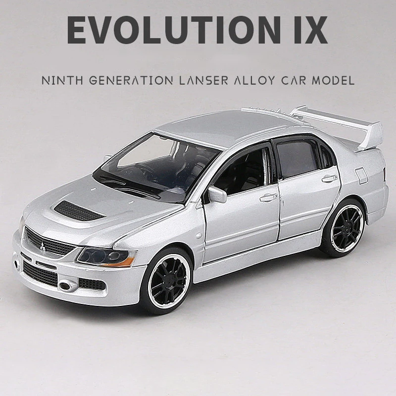 1:32 Mitsubishis Motoren Lancer Speelgoed Legering Auto Diecasts & Toy Voertuigen Auto Model Miniatuur Schaal Model Auto Speelgoed Voor Kinderen