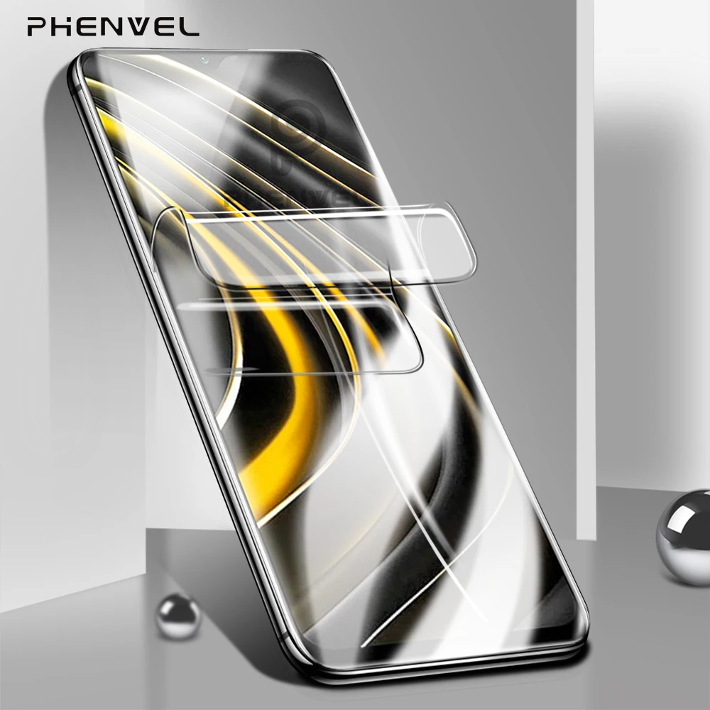 2Pcs Hydrogel Film For Xiaomi Poco M3 Gel Screen Protector For Pocophone M3 Full Cover Protective Film