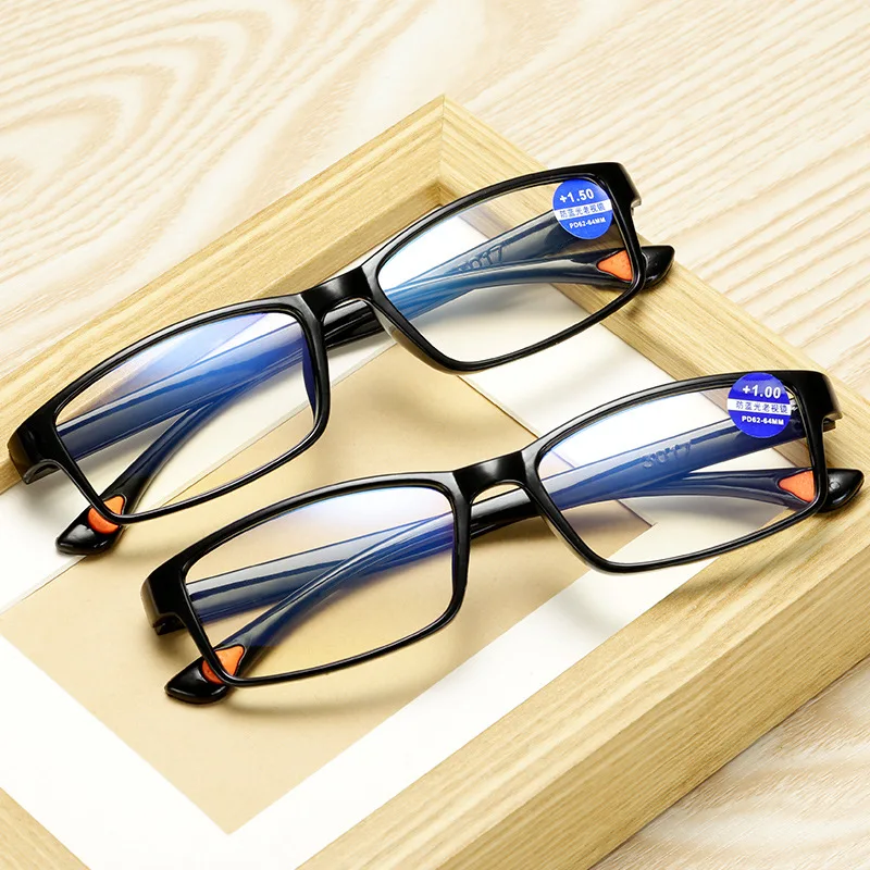 

Anti-Blu-ray Reading Glasses Ultra Light Business Men and Women Reading Glasses Hyperopia Glasses + 1.0 To + 4.0