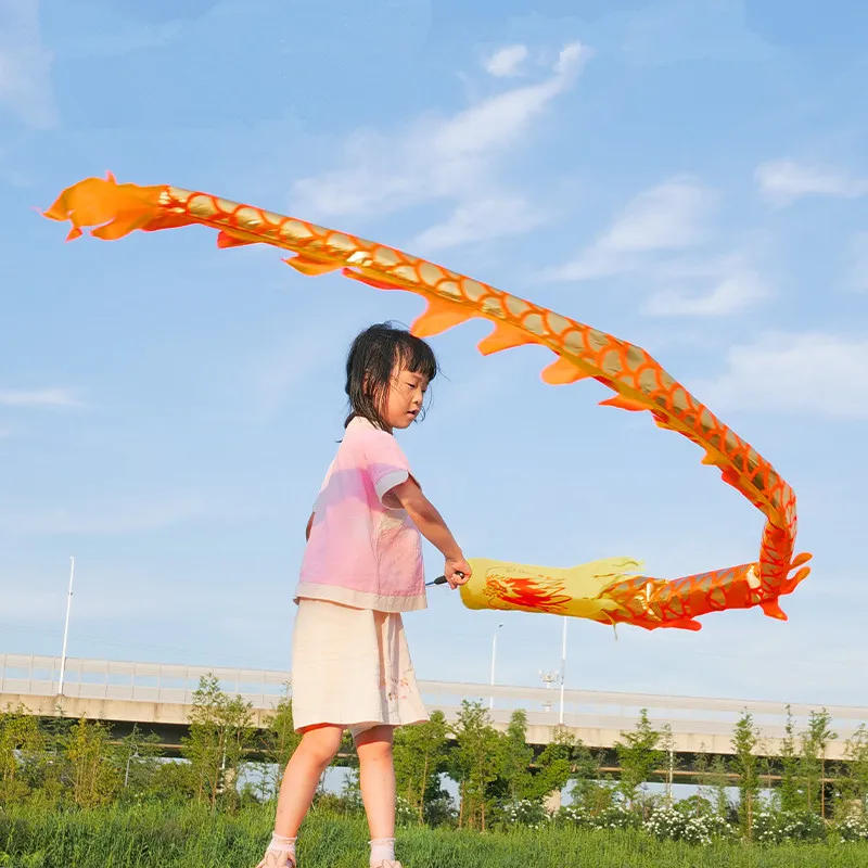 Een Dans Met Draken Chinese Nieuwe Jaar Draak Dans Props Voor Kinderen Volwassen Fitness Dragon Vierkante Praktijk Festival Geschenken