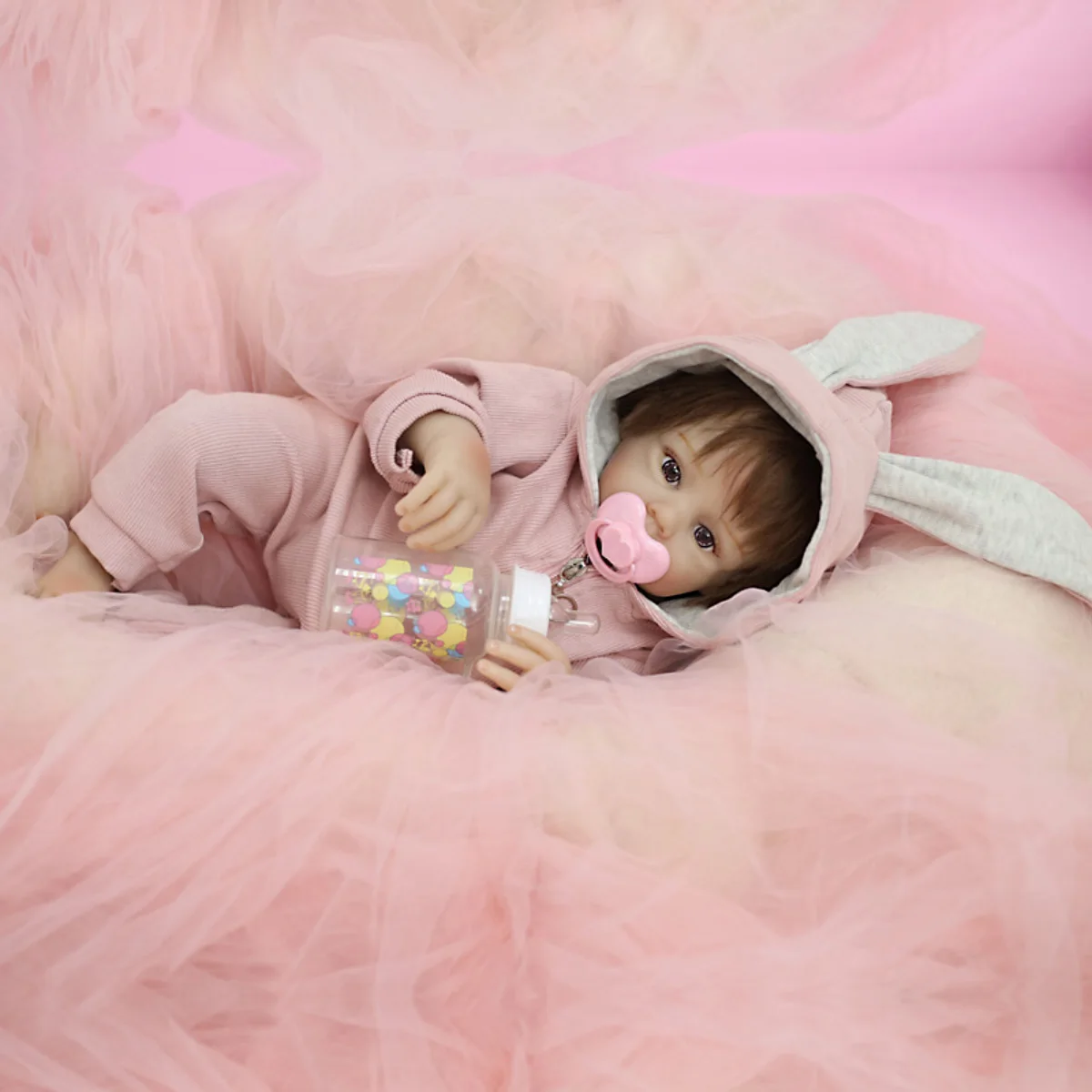 Reborn Baby Doll Girl 20" Bebe Reborn Boneca Renascida Lifelike Real Soft Touch Cuddly Gifts Preemie Toddler From OtardDolls