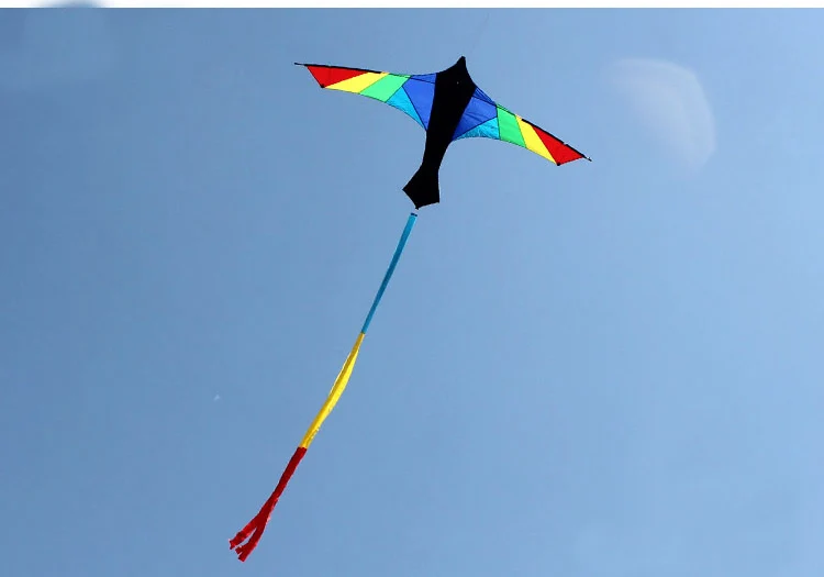 High Quality  NEW Toy 2.4M Power  Bird Kites With Handle Line Nylon Good  Flying