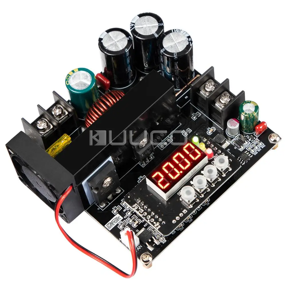 DROK DC Boost Power Supply Module 900W DC8~60V to 10~120V 15A NC Adjustable Voltage Regulator DC12V 24V Step-up Converter