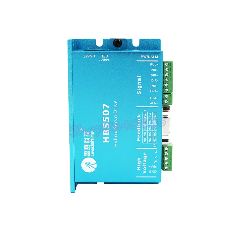 

HBS507 Hybrid servo drive NEMA 23 3 phase closed loop motor 50VDC input step driver