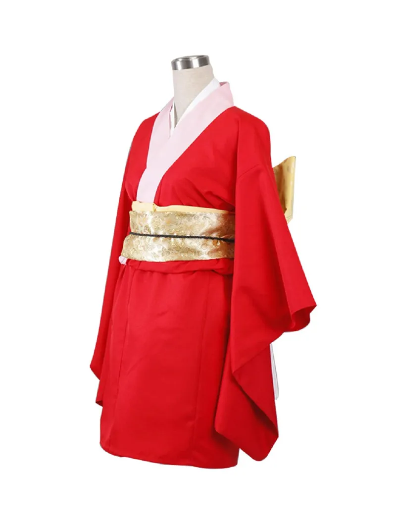 Gintama Cosplay Costume Kagura Kimono Dress