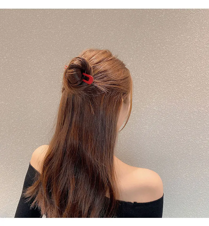 Einfache U-förmige Haarspangen für Frauen und Mädchen, Haarstäbchen, Braut-Haar-Styling-Zubehör, goldfarbene Metall-Haarnadeln, Haarspangen – Detail 8