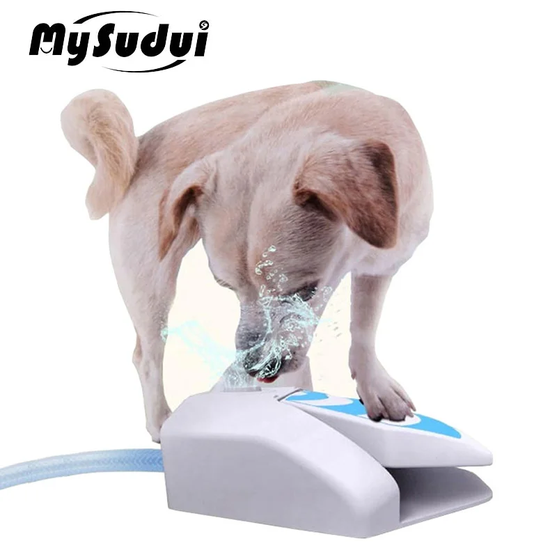 Automatic Pet Dog Water Fountain Outdoor Cat Dog Water Drinking Feeder Dispenser Bowl Interactive Dog Feeding Toy Pet Supplies