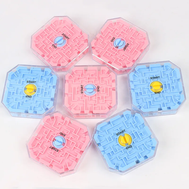 3D Magic Maze Puzzle Fidget Toy Antistress Early Learning Educational Finger Reaction Funny Game Sensory Party Favors Goodies