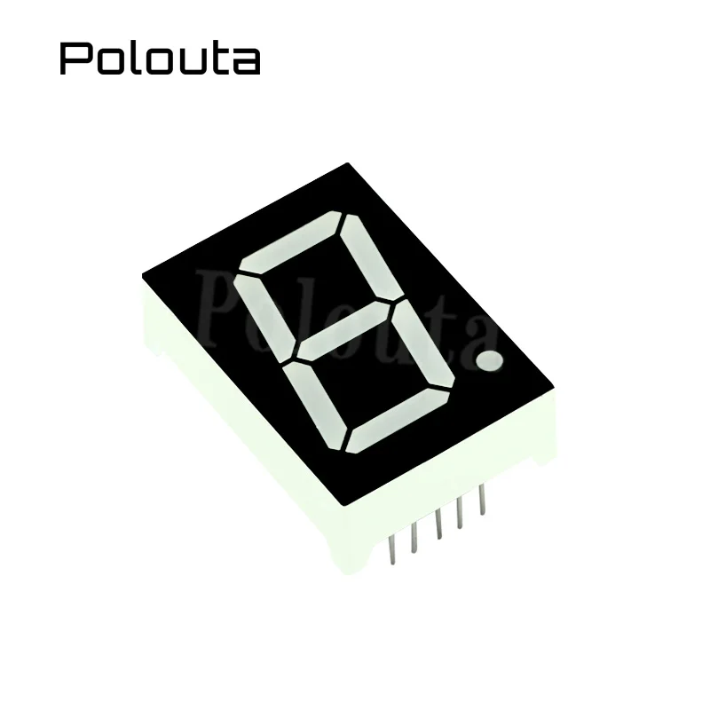 Polouta 3.0 Inch 1 Bit Led Display Module Digitale Buis Gemeenschappelijke Kathode En Anode Rood Dual-Core Digitale Buis bovenste En Onderste Voeten