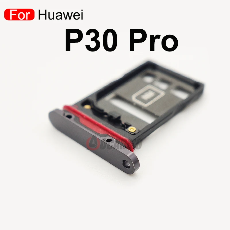 For Huawei P30 Pro SIM Card Tray Holder Micro SD Slot Socket Adapter Replacement Parts
