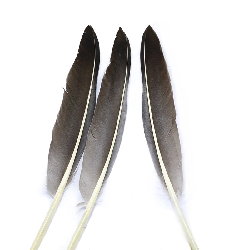 Premium 2pairs pack natural gray duck quills fly tying feathers classic wet fly wings tying materials soft than goose quills