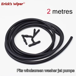 Erick's Wiper Universal 200cm / 2m of 3.5mm EPDM Black Windscreen Wiper Washer Jet Tube Pipe Hose Rubber For Auto Pump Nozzle