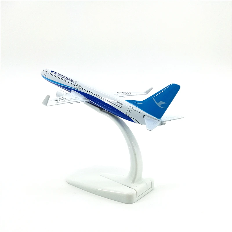 16cm Airplane China XIAMEN AIR  Boeing B737 Metal Plane Model Aircraft  Plane Model Toys Kids Gift for Collection