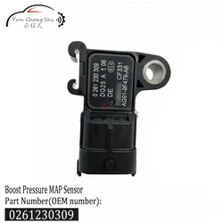 Sensor de mapa de presión de refuerzo de 3 BAR AG919F479AB 0261230309 para Ford B-MAX II FIESTA VI FOCUS III GALAXY KUGA II MONDEO IV 1,6