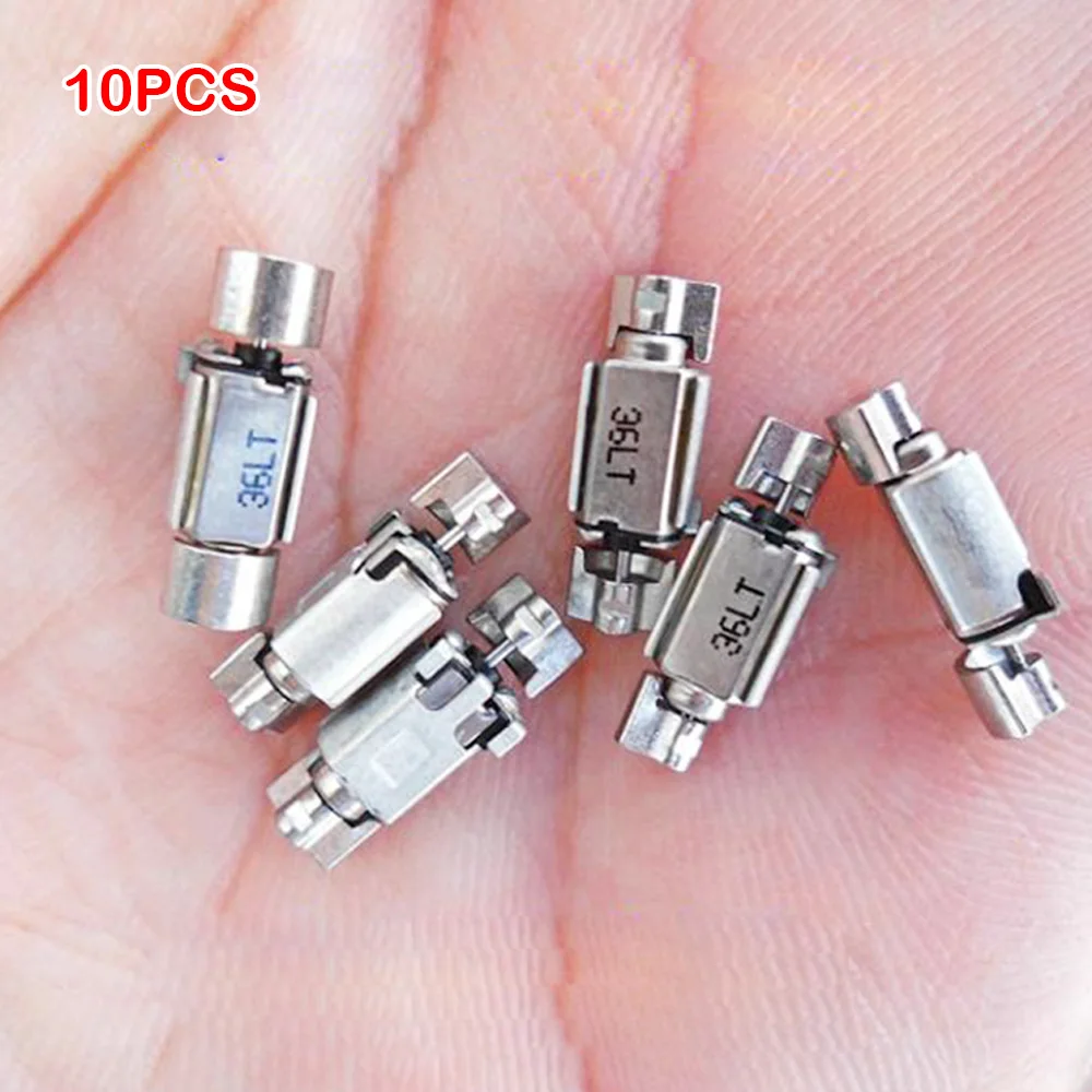 10PCS Micro DC 1.5V-3V Ultra-Miniature Rotor Double Vibration Head Precision Vibration Motor with Varistor Vibrator 3*4mm