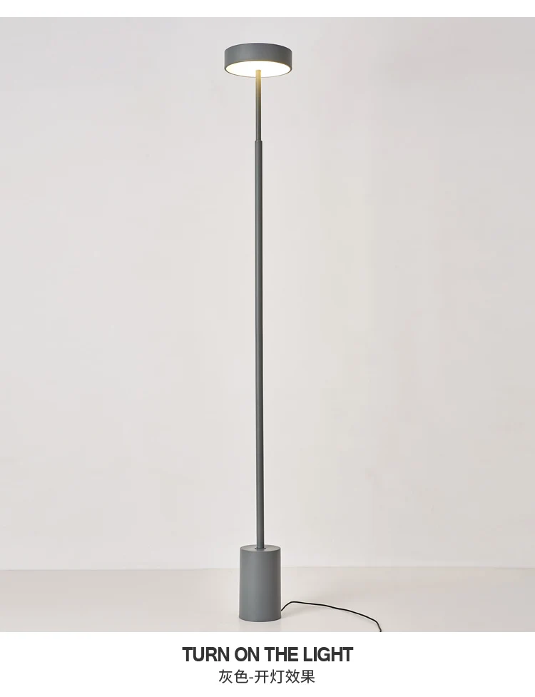LED-Designer-Stehlampe Indoor minimalist ische hohe LED-Stehlampe für Wohnzimmer Schlafzimmer nordische Dekoration zu Hause Boden Lese lampe – Detail 9