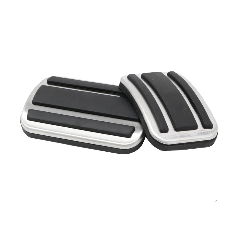 Car Rest Brake Accelerator Fuel Gas Pedal Cover Pad For Peugeot 3008 5008 GT 2017 2018 2019 LHD Pedal Pad Mats Cover Accessories