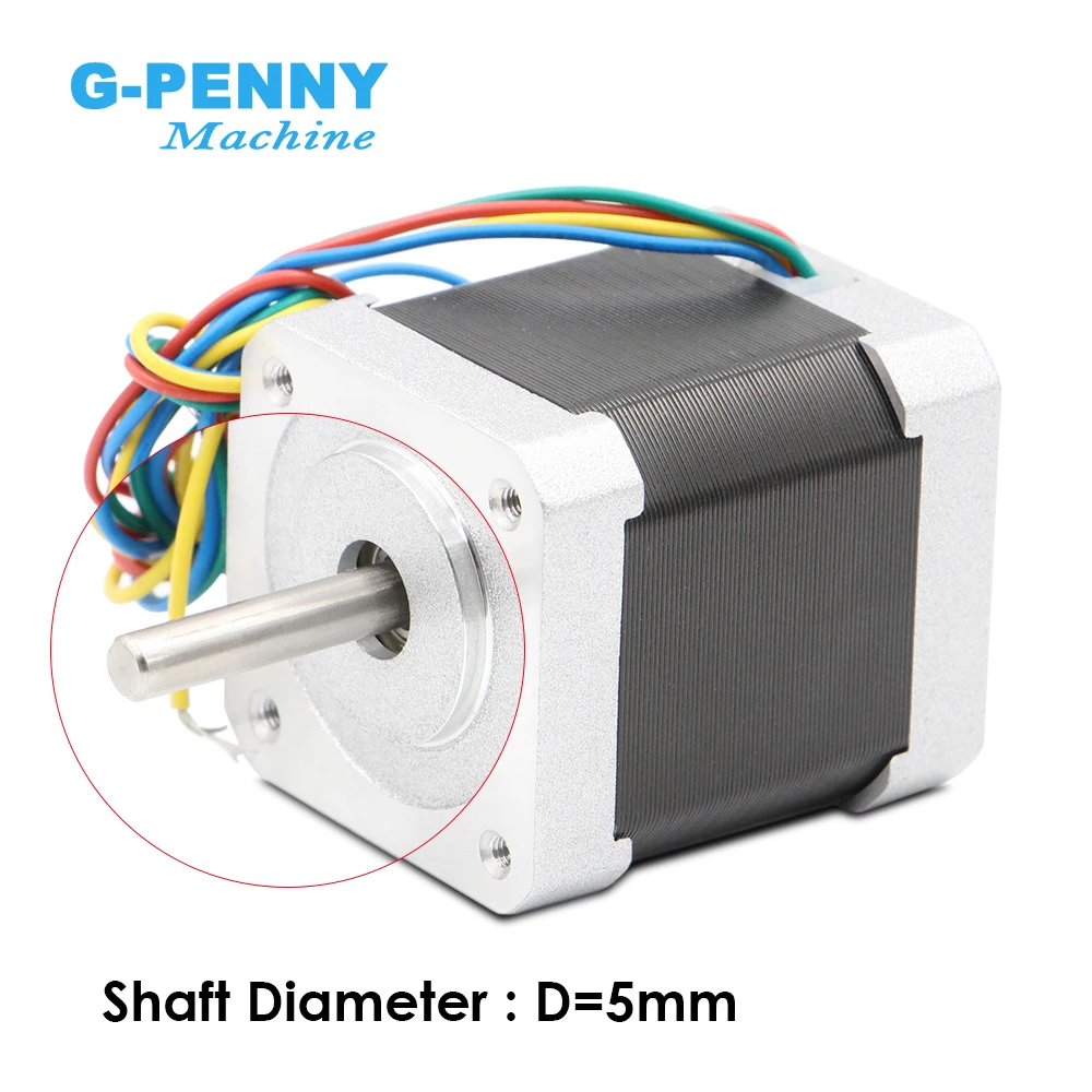 Free shipping! NEMA17 stepper motor 5.0kg.cm 42x48mm stepping motor 2.5A 71Oz-in 0.50Nm for CNC & 3D printer