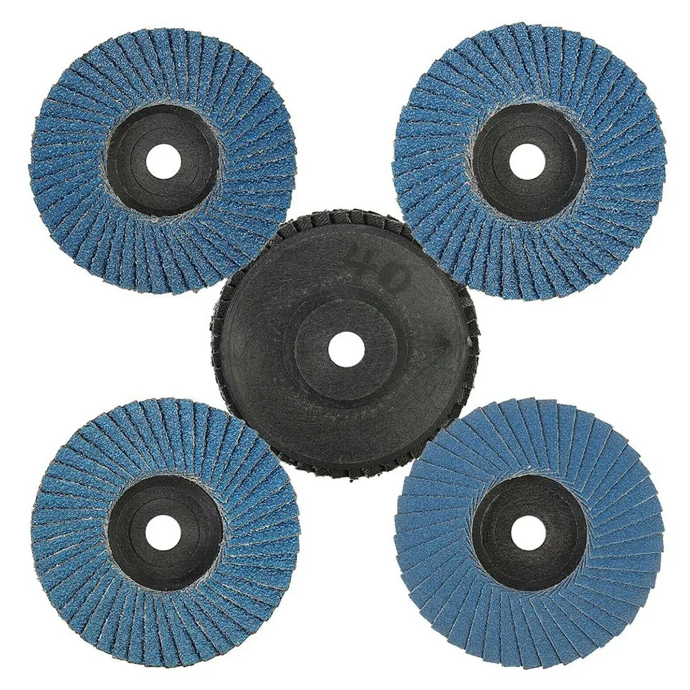 8pcs 3 Inch Flat Flap Discs 75mm Grinding Wheels Wood Cutting For Angle Grinder 40/60/80/120 Grit Sanding Discs Abrasive Disc