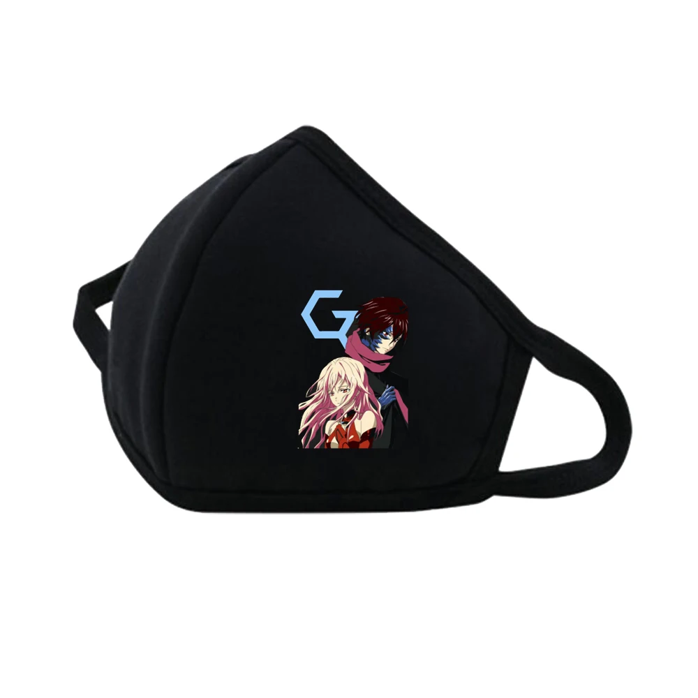 anime Guilty Crown face mask Washable Mouth breathing Mask women men Dust-proof cotton mask teenagers keep warm Mask