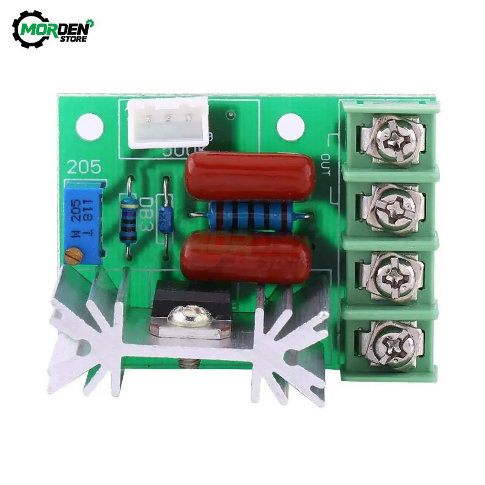 2000W High Power SCR Voltage Regulator Dimming Dimmers Motor Speed Controller Governor Module W/ Potentiometer AC50-220V