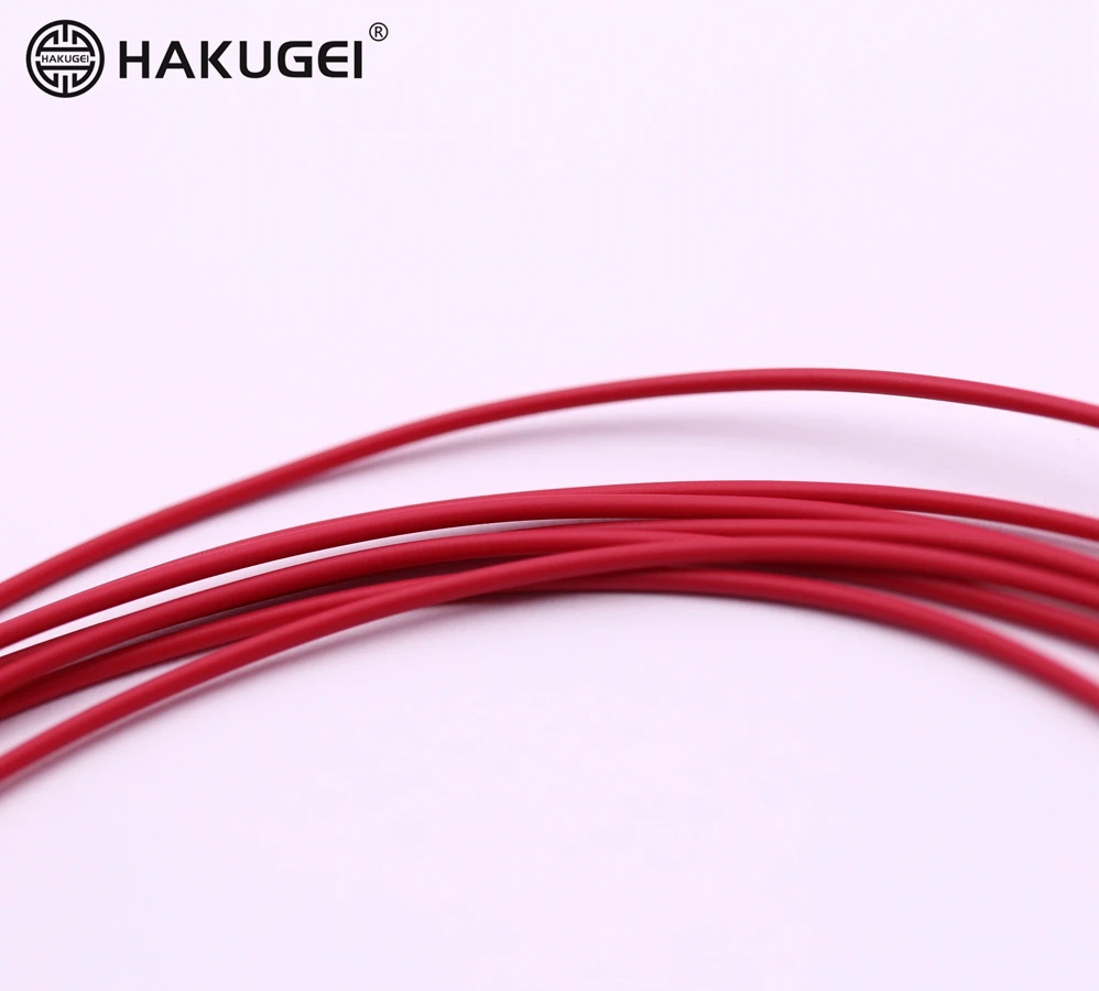 30core single crystal copper pe leather headphone wire 25awg & OD: 0.95mm 10meters