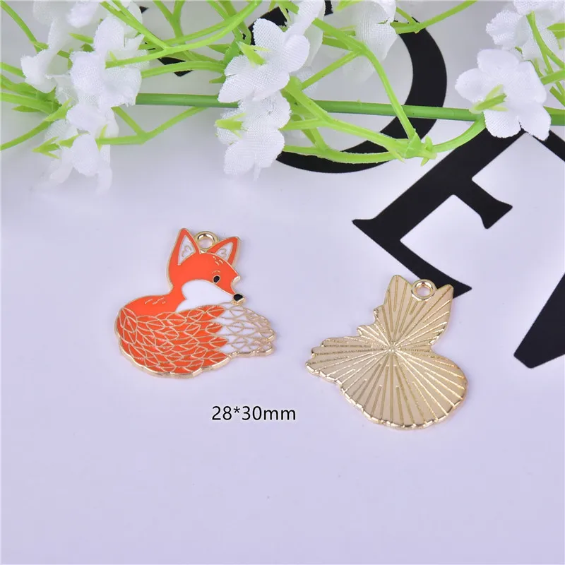 ApeUr 10pcs/pack Kawaii Frog Animal Metal Enamel Charms Cute Earring Bracelet DIY Pendant for Jewelry Making Bulk