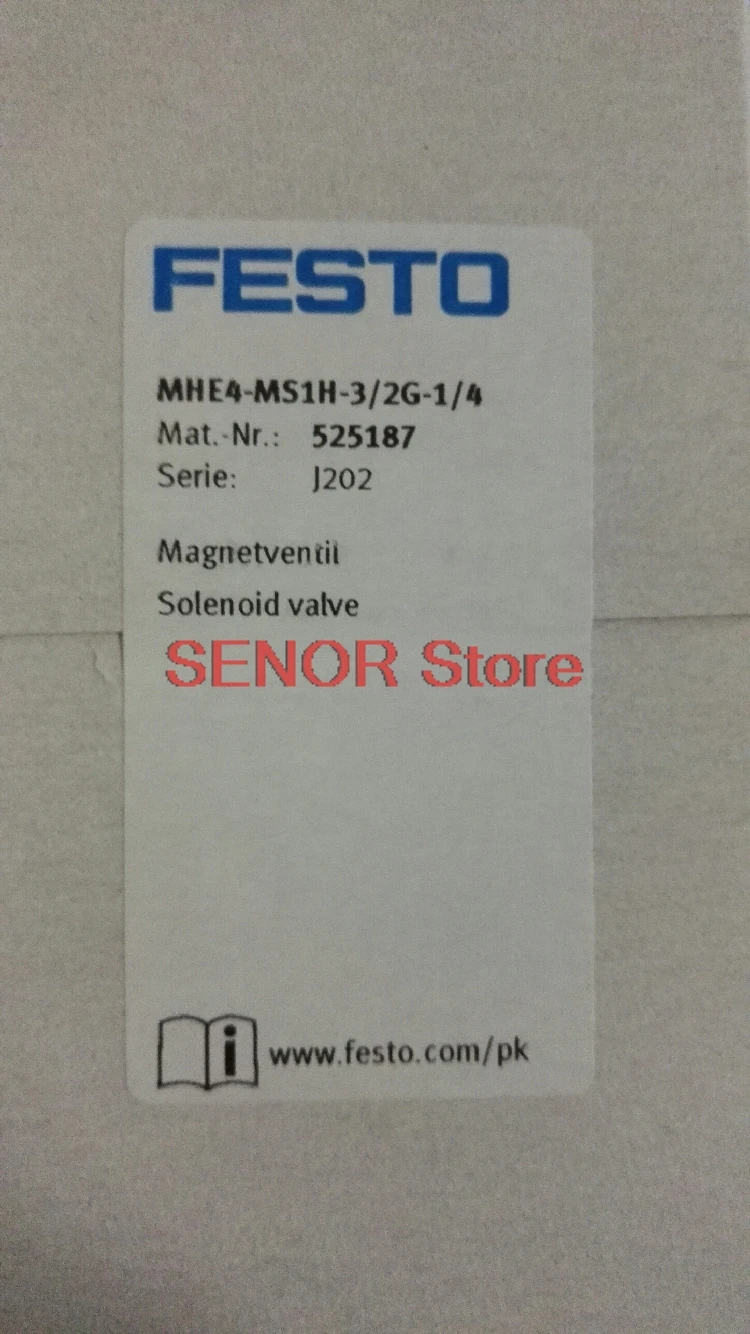 New original solenoid valve MHE4-MS1H-3 2G-1/4 525187 1/4 interface