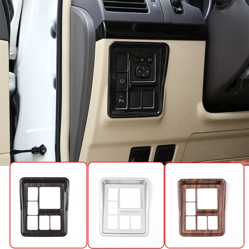 

For Toyota Land Cruiser Prado FJ150 150 2010-2017 ABS Side Rearview Mirror Adjustment Frame Cover Trim