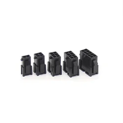 50pcs 3.0mm Micro-Fit 3.0 Connector Plug Housing 2 Pin 4 6 8 10 12 14 16 18 20 22 24 P Dual Panel Mount Ears Cross Molex 43020