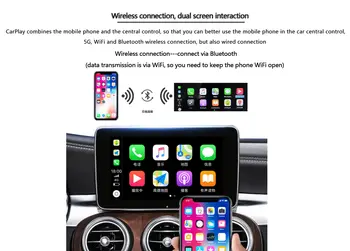 適用於Audi A1 A3 A4 A5 A6 A7 A8 B8 B9 MMI2G MMI3G MIB RMC 多媒體系統的無線 Apple CarPlay 盒 Android Auto 模組 10 最佳銷售 蘋果 CarPlay 奧迪 A4 B9 - №8