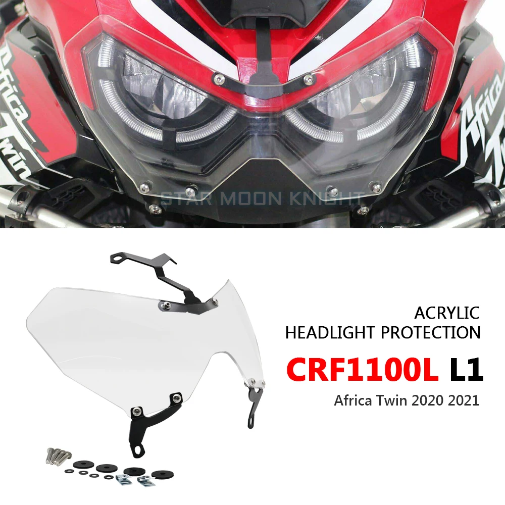 NEW Motorcycle Accessories Headlight Head Light Guard Protector Cover For Honda CRF1100L L1 Africa Twin CRF 1100 L 2020 2021