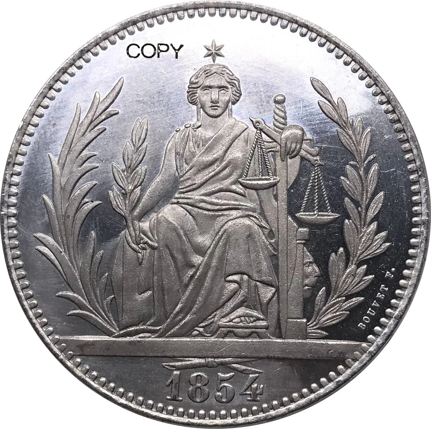 عملة طبق الأصل قابلة للتحصيل ، عملات نسخ قابلة للتحصيل ، تذكار فضي مطلي ، 10 ريالات ،