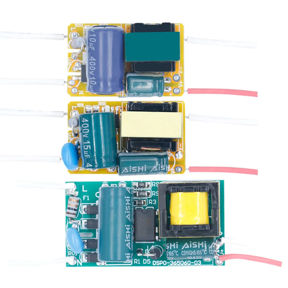 

10Pcs 8-50W LED Lamp Driver Light Transformer Input AC175-265V Power Supply Adapter 280mA-300mA Current for LED Spot light Bulb