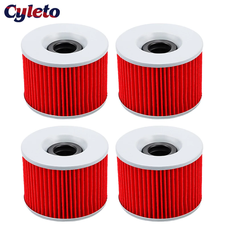 

1/2/4 Motorcycle Oil Filter for Kawasaki GPX250R GPX600R GPX750R EL250 Eliminator 250 EL252 EX250R Ninja 250 GT550 GT750 KR650