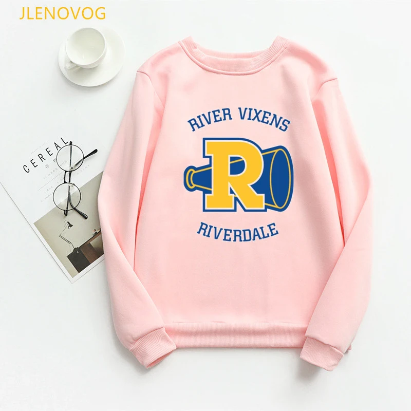 

new arrival 2021 River Vixens Riverdale pink jumper women funny Southside Serpent hoodies femme kawaii sudadera mujer