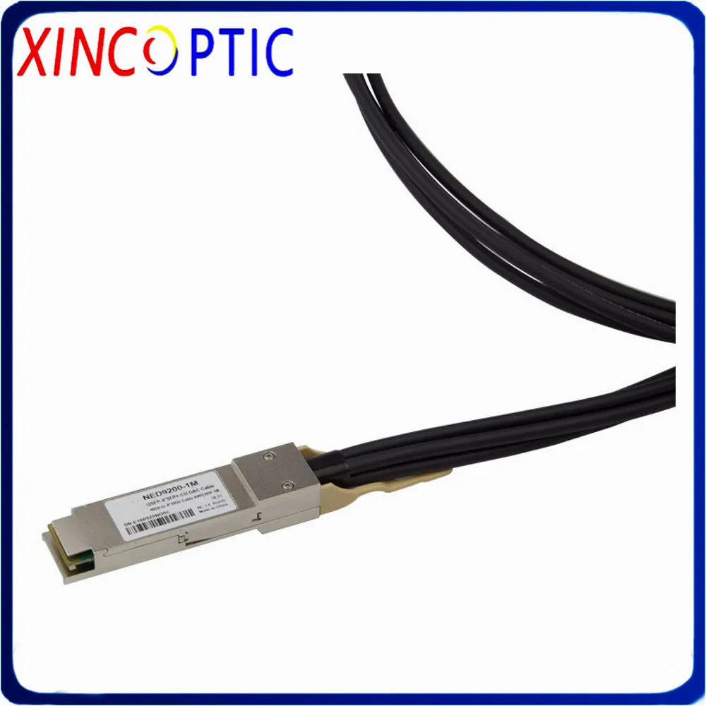 40G QSFP+ to 4SFP+ 1M DAC Cable, 40G QSFP+ to 4SFP+ 30AWG Passive Direct Attach Copper Twinax Cable