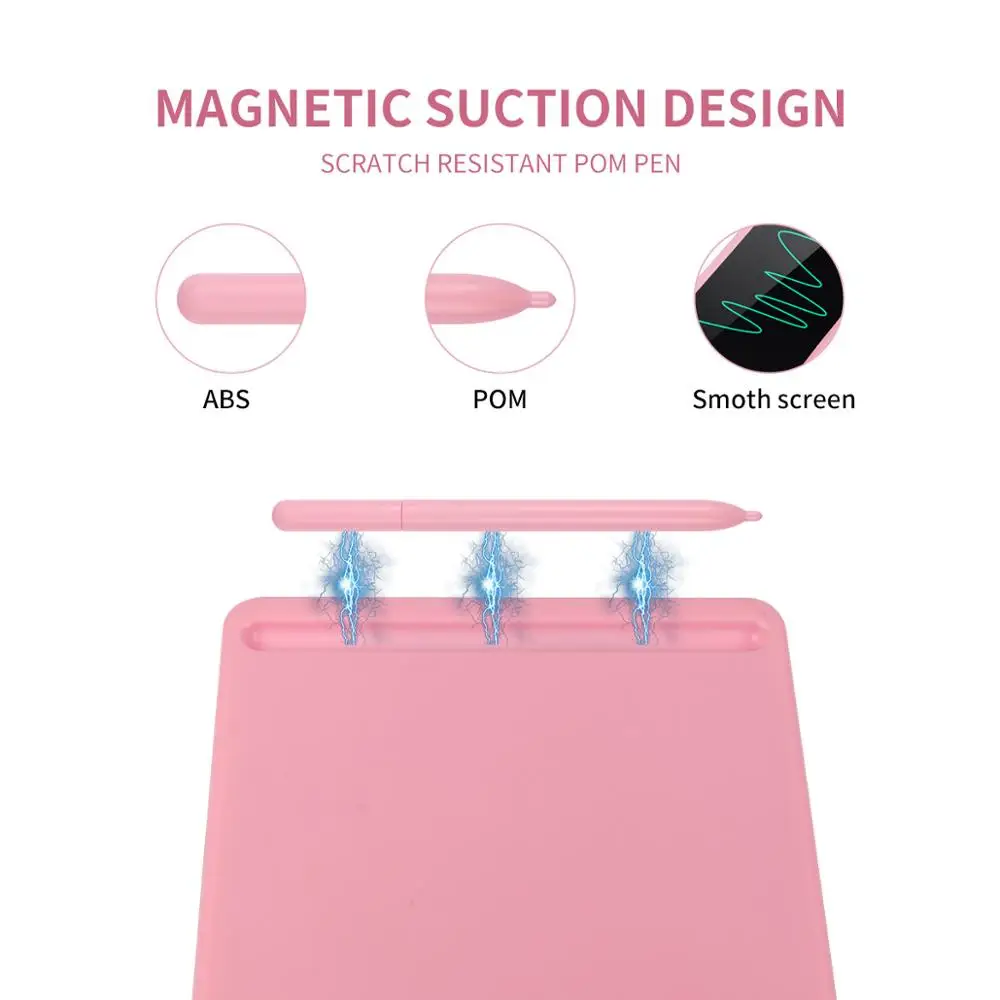 Tavoletta da scrittura LCD da 8.5/10 pollici con tastiera di blocco tavolo da disegno digitale scheda grafica elettronica per messaggi di scrittura a mano