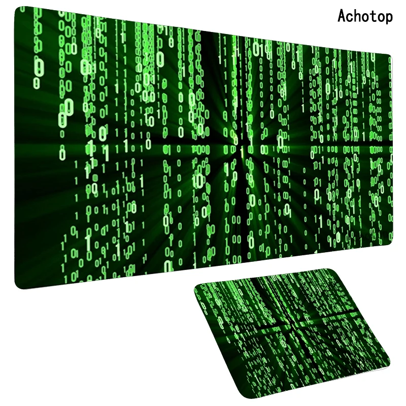 

900x400MM Matrix Binary Mousepads Gaming Notbook Mouse Pad XXL Gamer Mat PC Game Computer Desk Padmouse Keyboard Large Play Mats