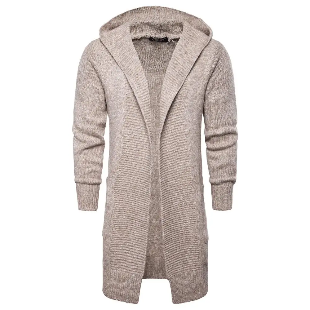 Sweater Cardigan Male Solid Cotton Smart Casual Fashion New Autumn Slim Keep Warm Homme Cardigan Men Modish Sweater