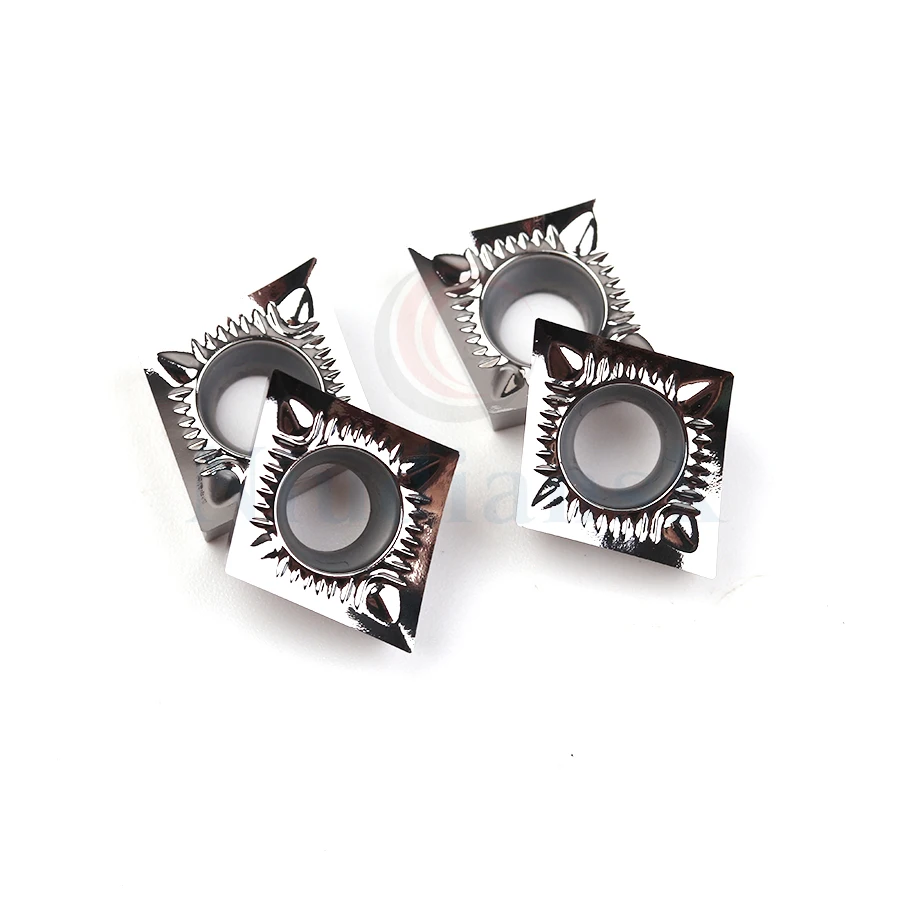10 Chiếc CCGT120402 AK H01 CCGT120404 AK H01 CCGT120408 AK H01 Carbide Chèn Nội Bộ Dụng Cụ Xoay Tiện Bằng Máy CNC Công Cụ Biến miếng Lót
