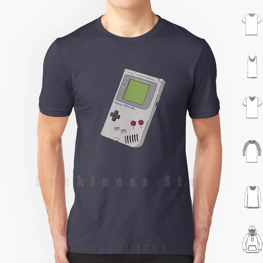 Gameboy T Shirt Men Cotton Cotton S-6xl Video Games Retro Graphic Electronics