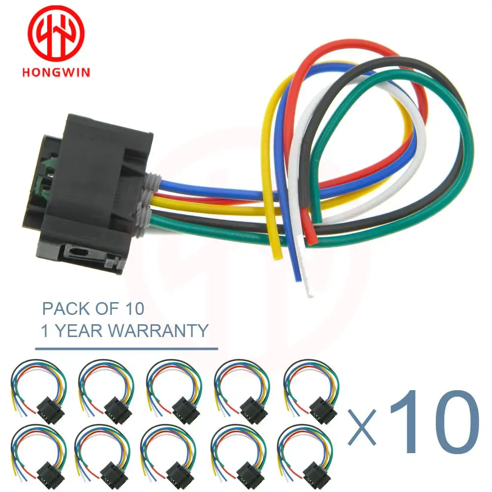 

6-контактный разъем датчика уровня фар с проводом OE # 1-967616-1 7M0973119 для Audi A3 A4 A6 A8 Q5 TT VW Passat Beetle Golf