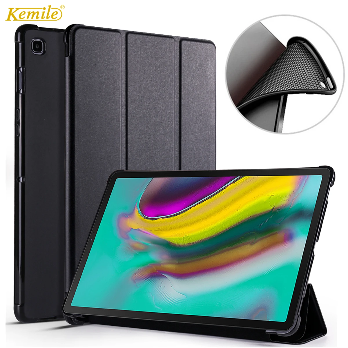 

Case For Samsung Galaxy Tab A 8.0 SM-P200 2019 S Pen Ultra Slim Leather Stand TPU soft Cover For Galaxy Tab SM-P205 P200 case