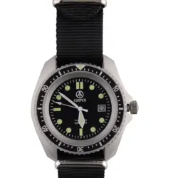 Factory Original 20mm Cooper Submaster SAS SBS Military 300M Diver Men's Classical s Nylon Strap SM8016