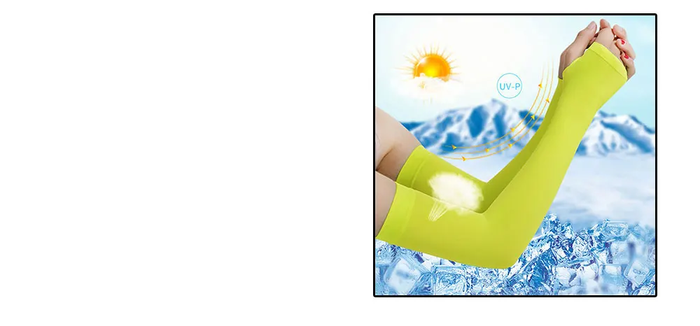 Armstulpen Wärmerschoner Sport-Ärmel Sonnenschutz UV-Schutz Handabdeckung Kühlende Wärmer für Laufen Basketball Radfahren Ski Mangas Para Brazo – Detail 10