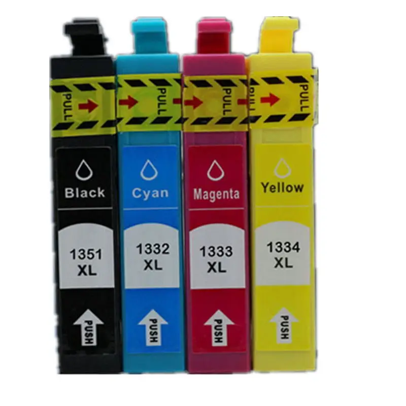 

4 Color Ink cartridges compatible T1351 For EPSON Stylus T25/TX123/TX125 Epson printer inks T1351 T1331