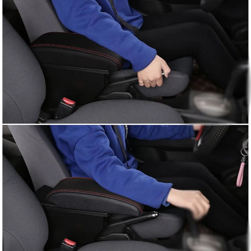 For Suzuki Jimny Armrest  Jimny 2010 2011 2012 2013 2014 2015Retrofit parts Car Armrest box Storage box car accessories 3USB