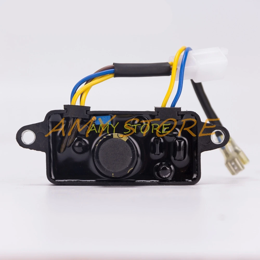 Автоматический регулятор напряжения AVR, 1 шт., выпрямитель для китайского бензинового генератора 1-3 кВт, 5 кВт, 6,5 кВт, 6-7 кВт, 8 кВт, 10 кВт, одно/трехфазный